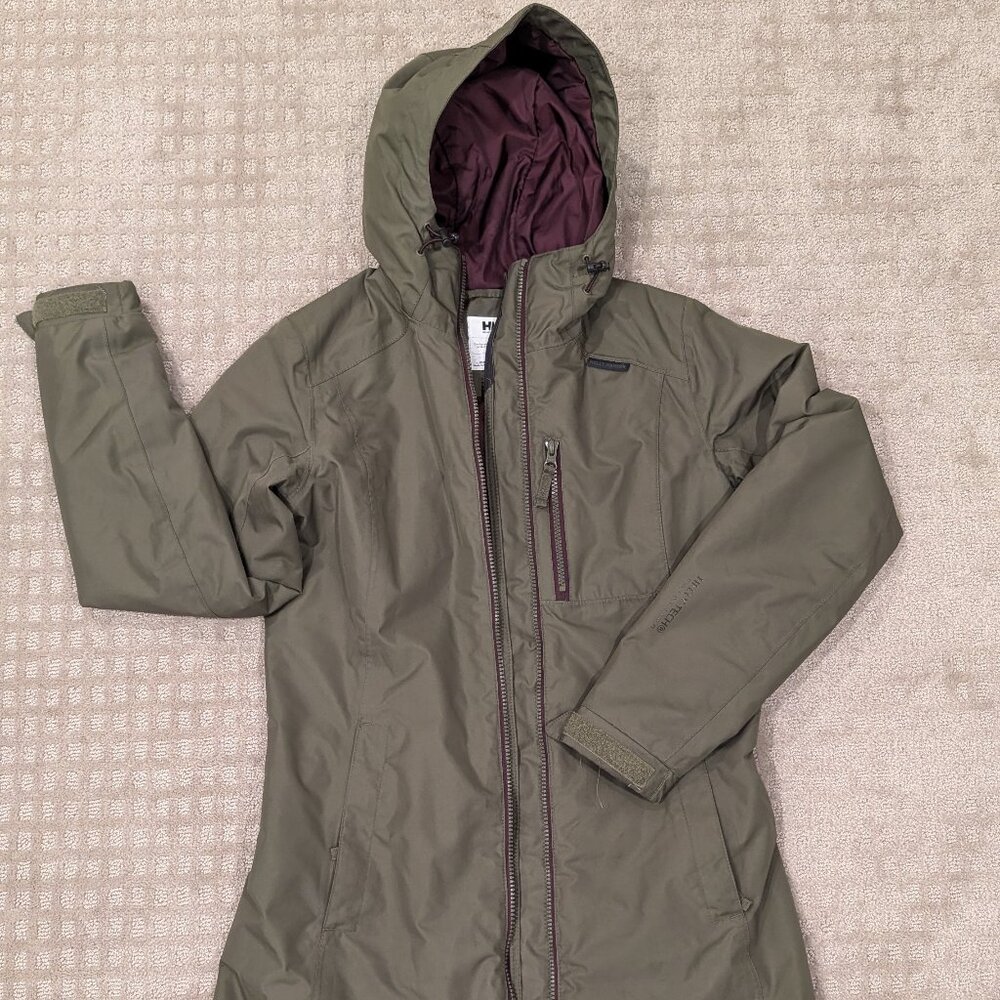 Helly Hansen Long Belfast Waterproof Hooded Jacke… - image 2